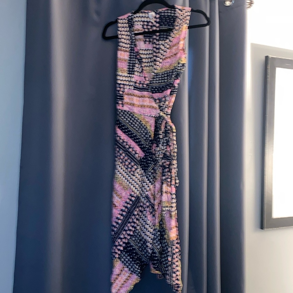 Patterned, wrap dress from Raga